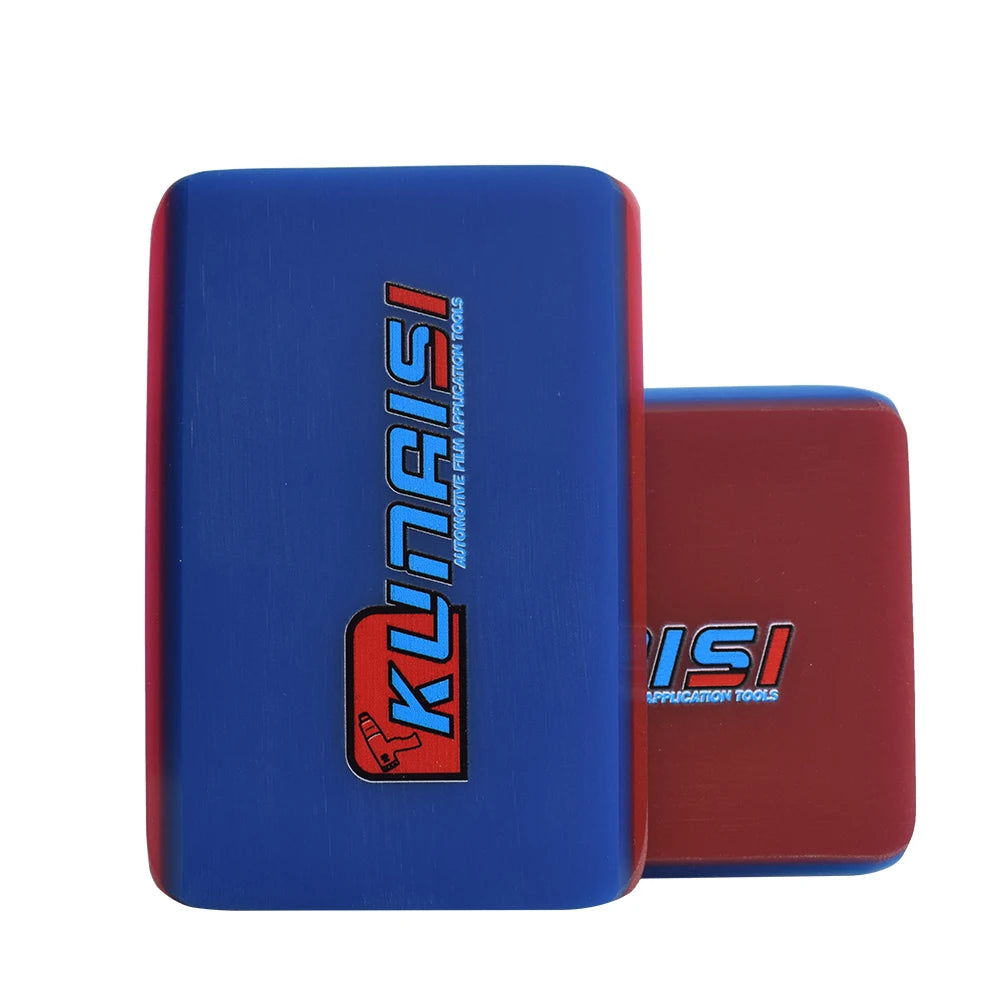 Borracha Dupla Camada Kunaisi 10x7cm — Tendão Bovino TPU | Vermelha 75° ou Azul 70°