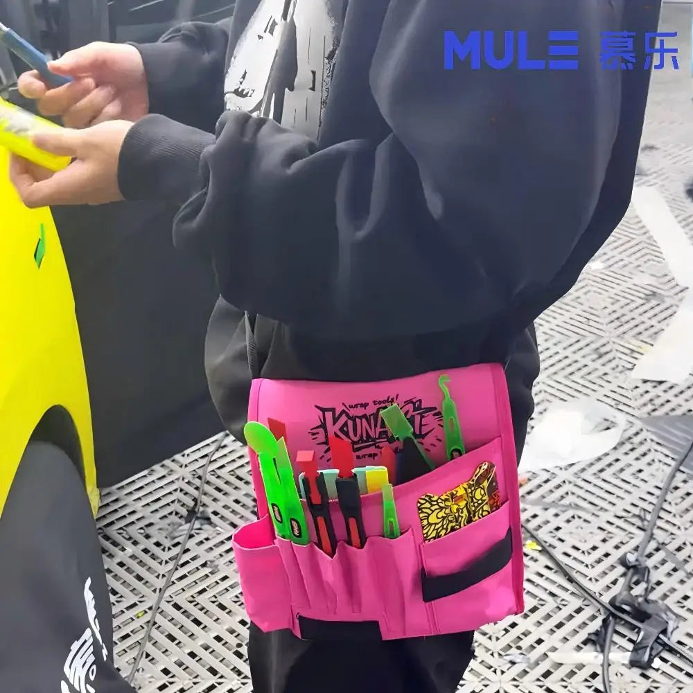 Bolsa de Cintura Kunaisi PRO em Nylon 24x22cm — Impermeável com Fecho de Encaixe