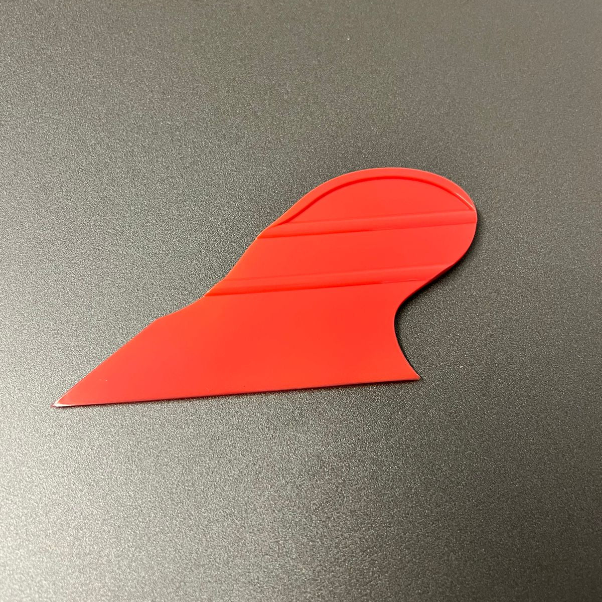 Espátula de Canto Média Laranja 80A para Window Film e PPF – Uso Profissional