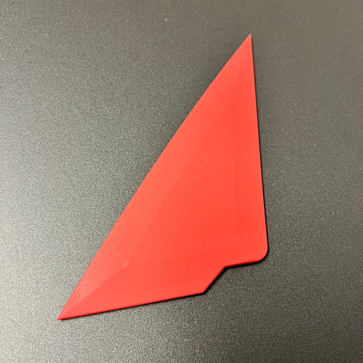 Espátula Triangular Média Laranja 80A para Window Film e PPF – Uso Profissional