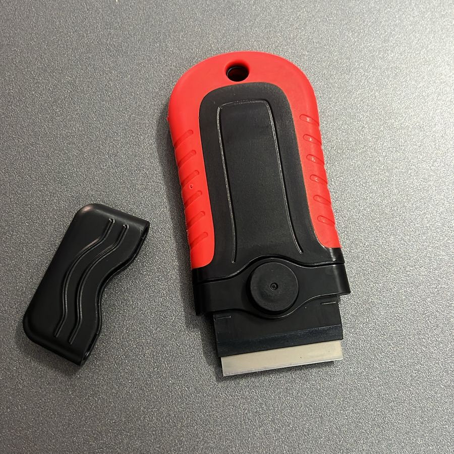 Raspador Ratinho p/ Remoção de Insufilm trava giratoria c/ reservatorio de lâminas