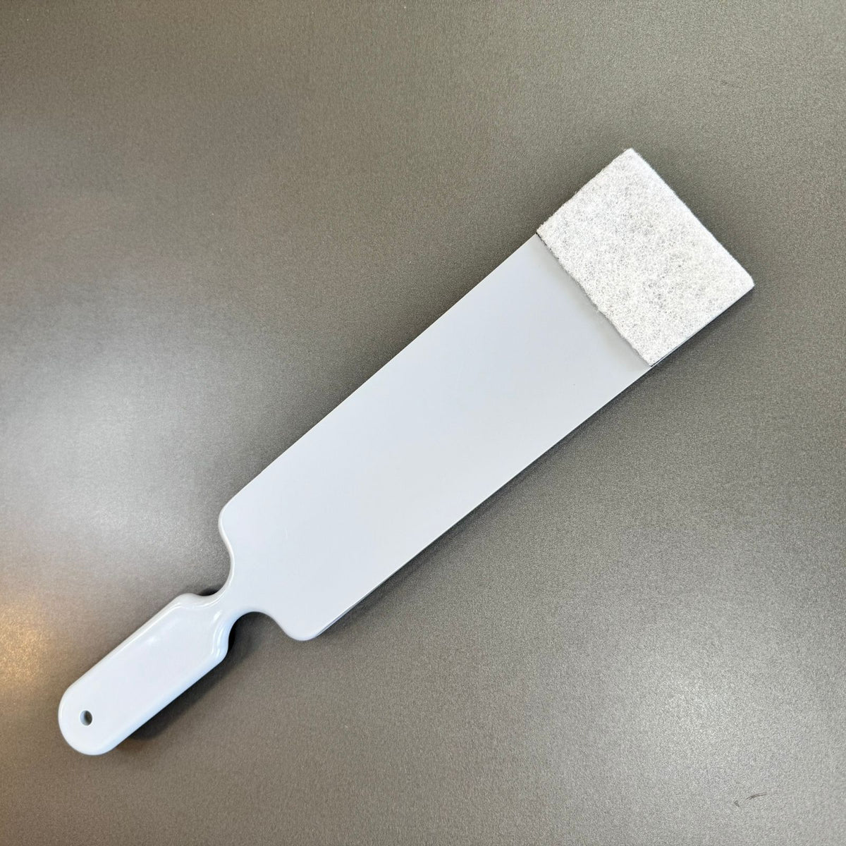 Espátula Longa para Limpeza 38x8cm com Velcro para Scrubber | Ferramenta Profissional para Window Film