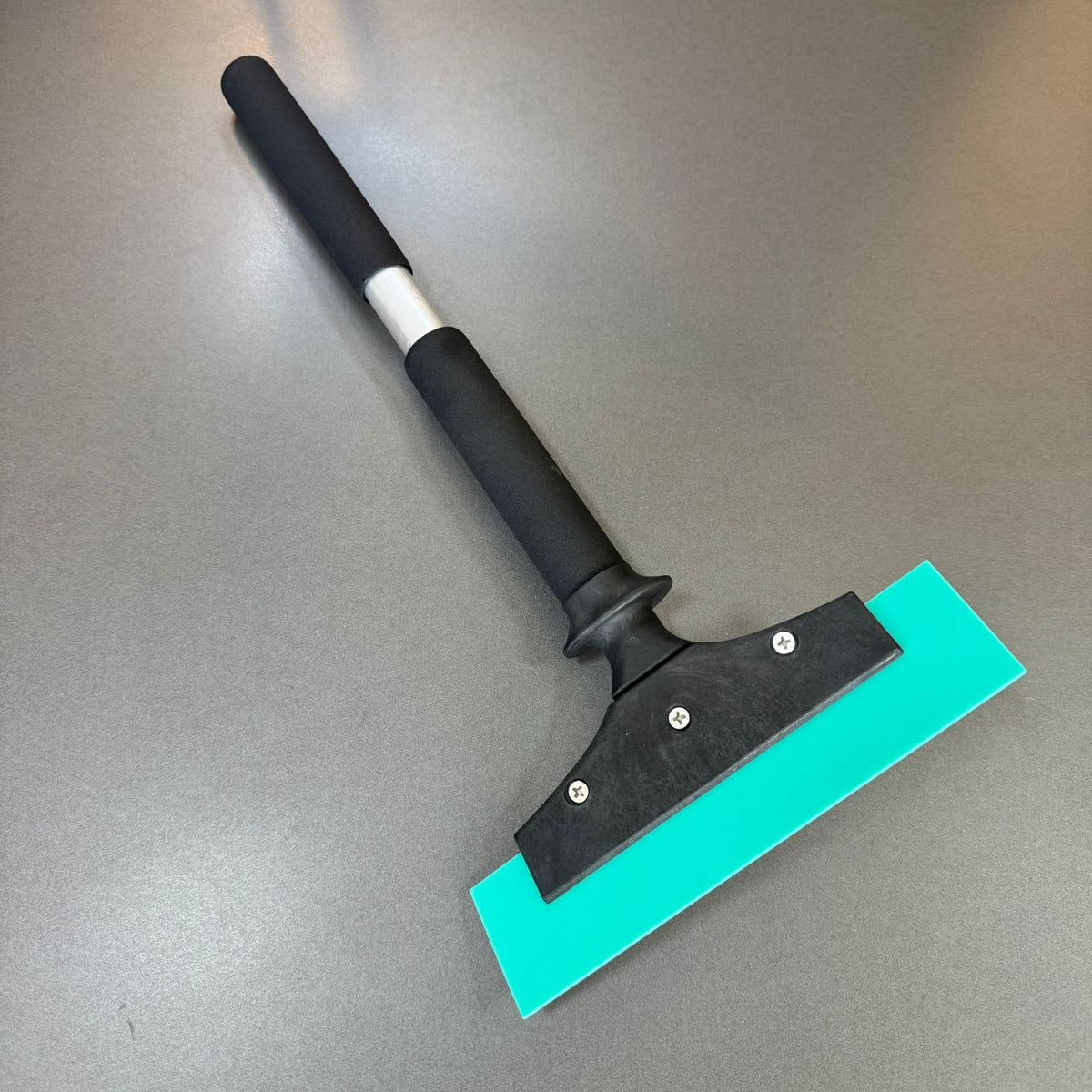 Rodo Profissional para Película de Segurança (PS) | Cabo Longo 40cm em Alumínio com Borracha Rígida 20cm