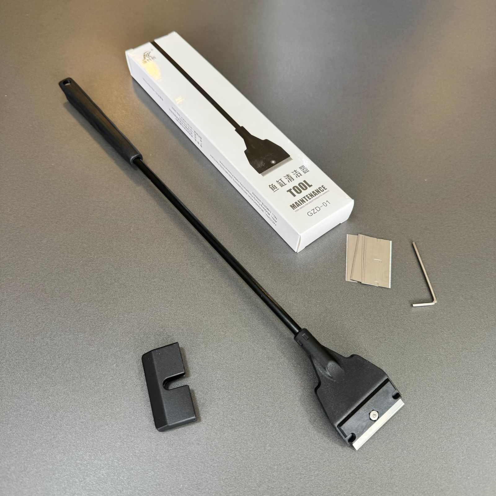 Raspador 30cm Cabo Longo p/ Remoção de Insufilm c/5 lâminas