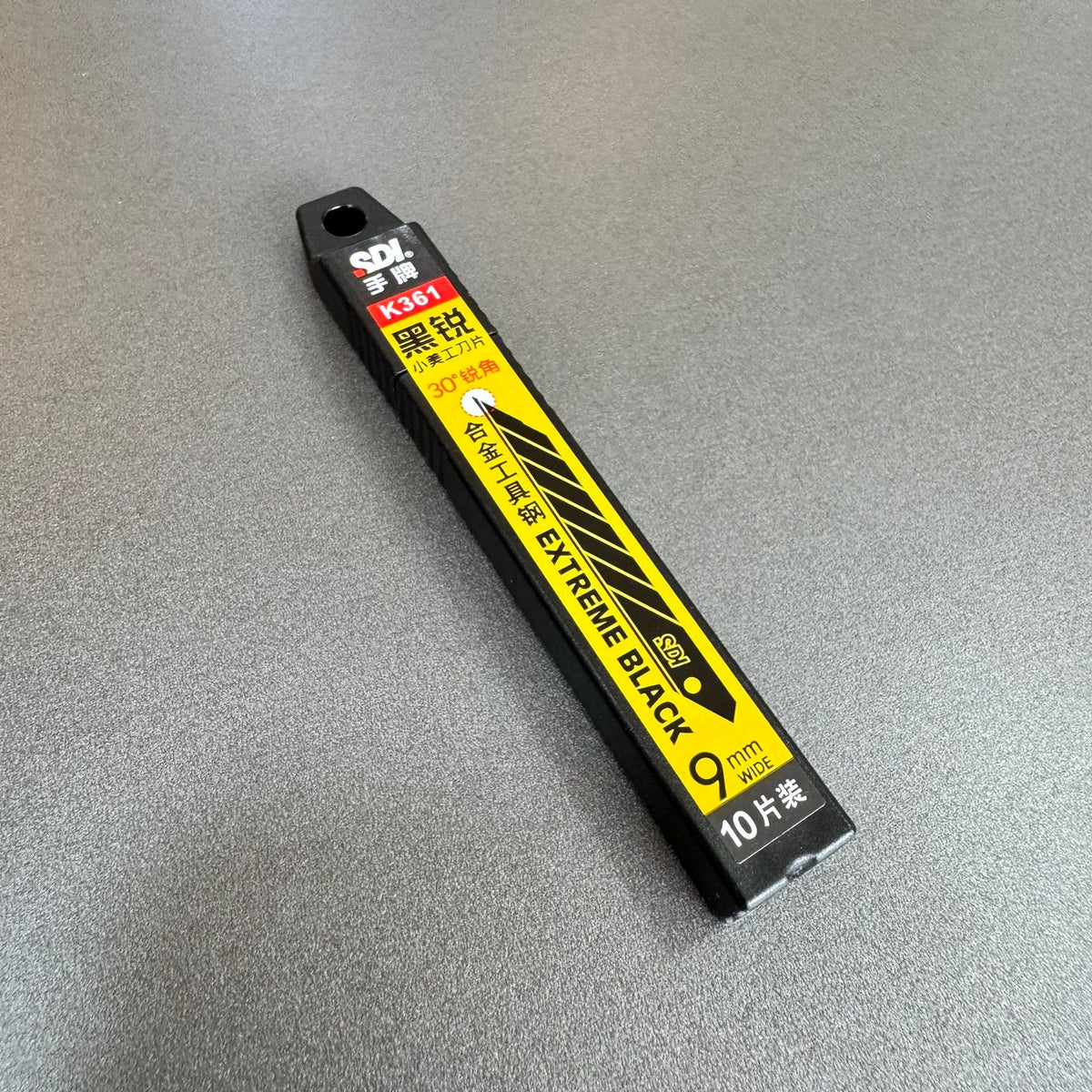 Lâmina SDI Extreme Black 30° – Caixa com 10 Unidades p/ Estilete Profissional