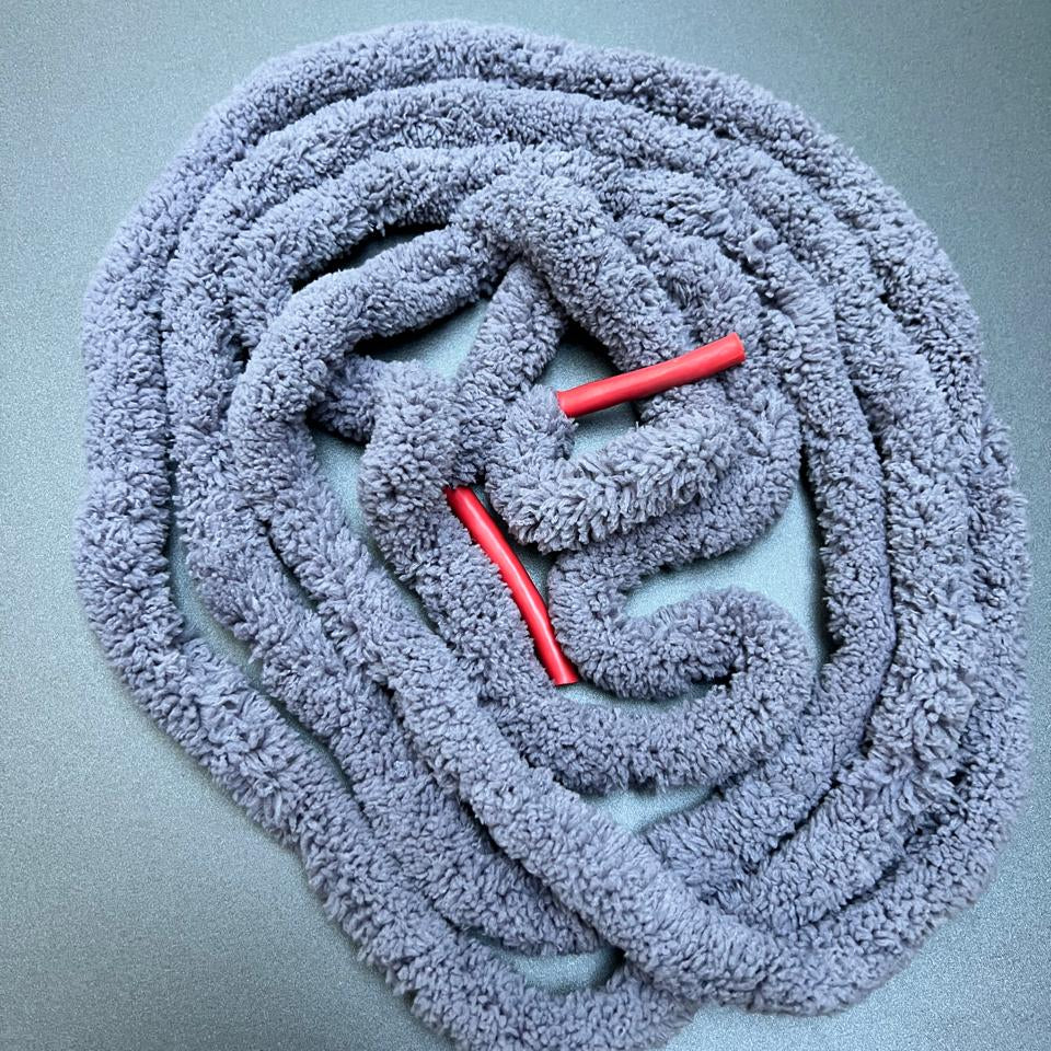 Corda alta absorção fina Cinza para Insufilm 3 metros