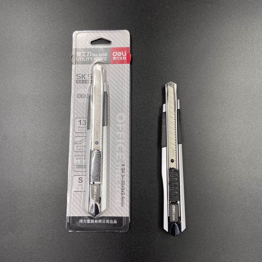 Estilete de Precisão Deli Cutter 9mm – Corpo Metálico