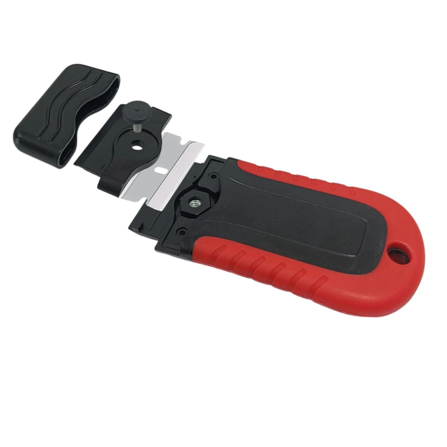 Raspador Ratinho p/ Remoção de Insufilm trava giratoria c/ reservatorio de lâminas