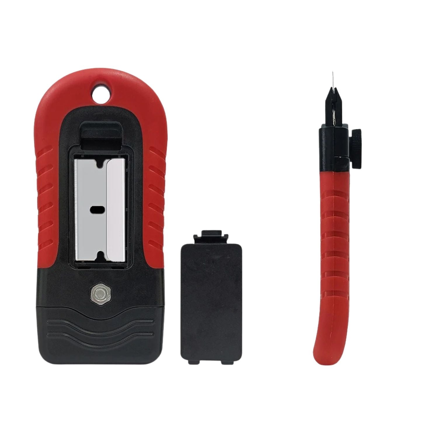 Raspador Ratinho p/ Remoção de Insufilm trava giratoria c/ reservatorio de lâminas