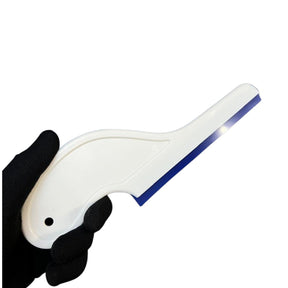 Rodo Spider branco com Borracha para aplicação de window film