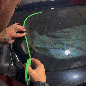Kit com 5 Fitas Adesivas Fineline Green 33m x 5mm | Alta Temperatura para PPF e Envelopamento