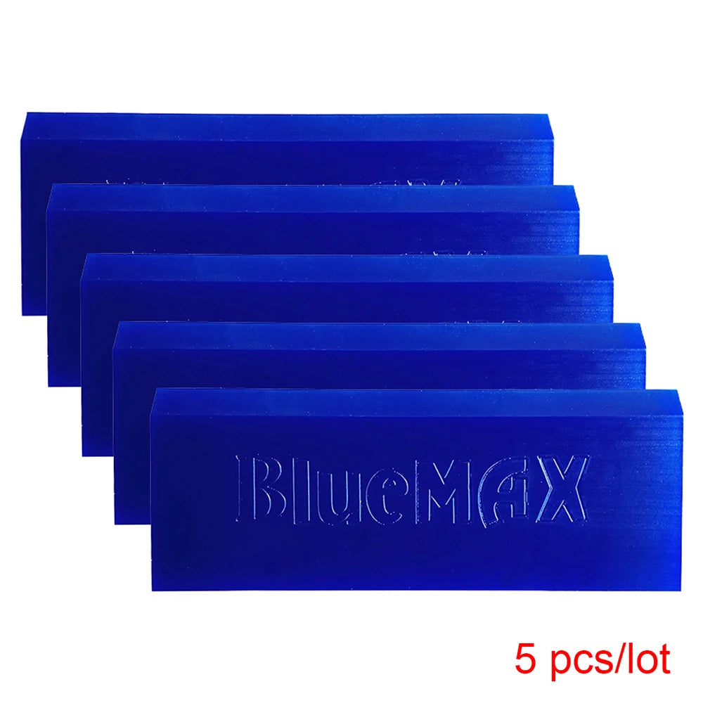 Kit 5 Lâminas de Borracha Universal para Rodo e Raspador — Black 80%, Bluemax 70% ou 90% Dureza
