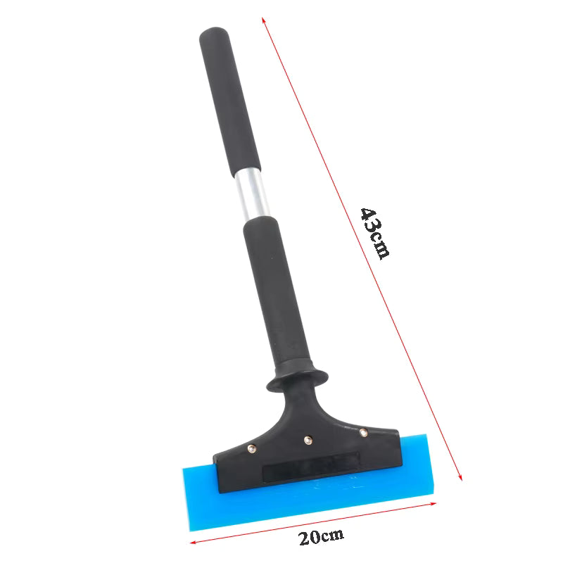 Rodo de Alumínio Longo 40cm — Borracha Rígida 20cm | STRtools ou Bluemax