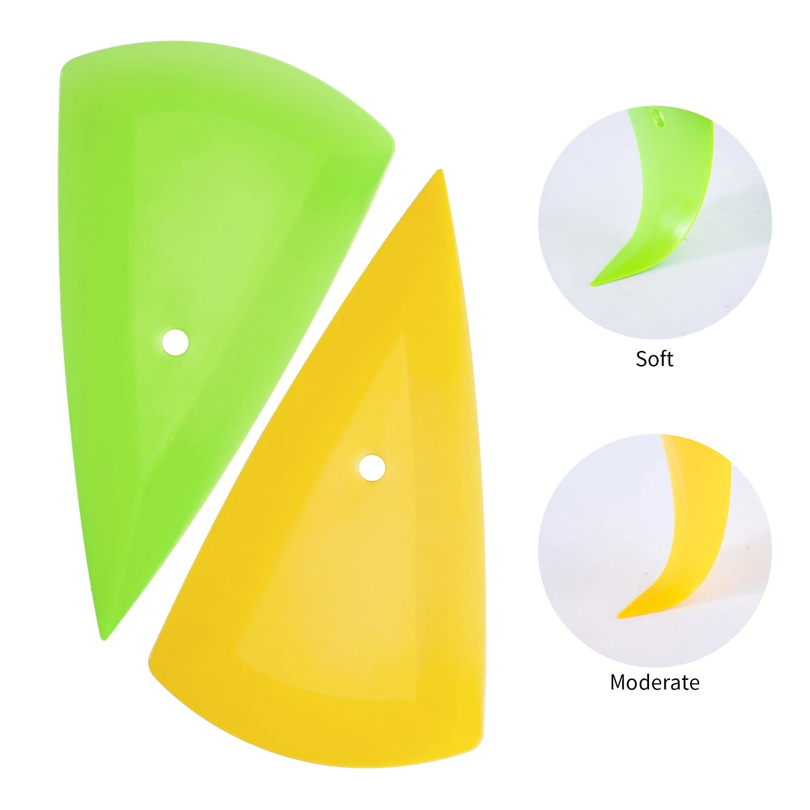 Espátula de Canto Contour Bico Pizza – Verde ou Amarela