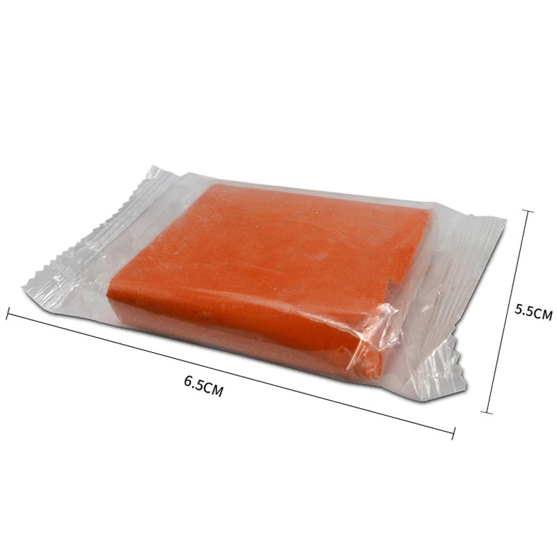 Massa de Argila (Clay Bar) 100g para Descontaminação de Pintura — Branco ou Azul