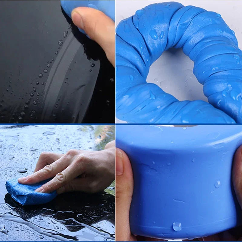 Massa de Argila (Clay Bar) 100g para Descontaminação de Pintura — Branco ou Azul
