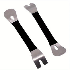 Ferramenta de Metal Curva para Remoção de Grampos e Forração de Porta