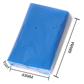 Massa de Argila (Clay Bar) 100g para Descontaminação de Pintura — Branco ou Azul