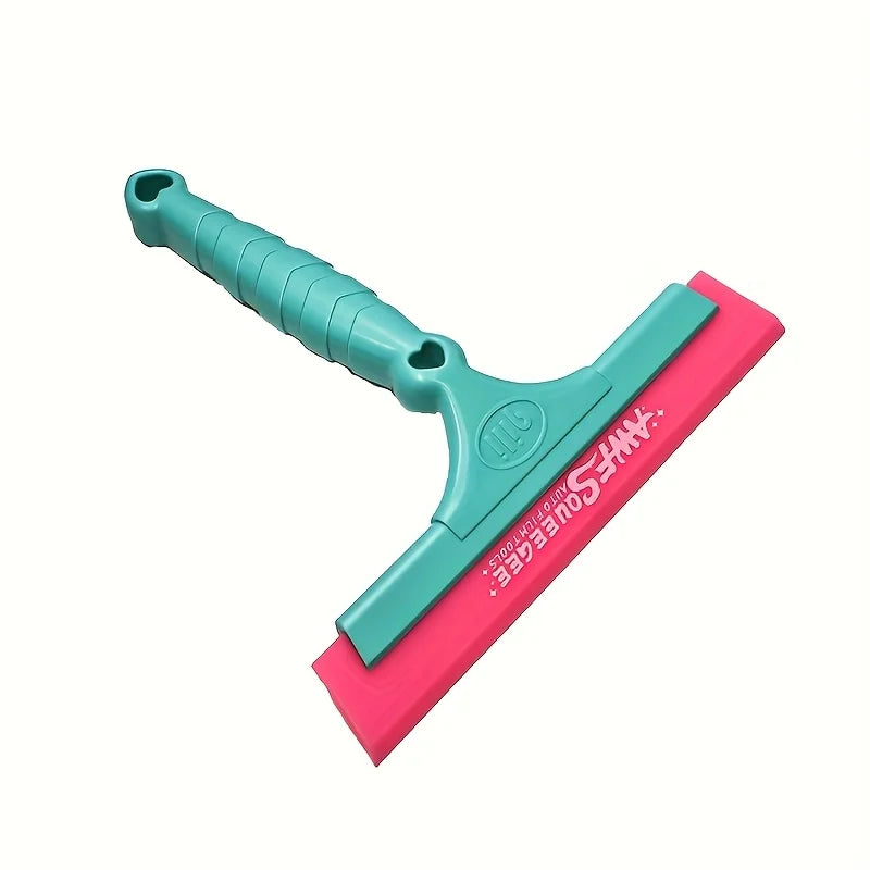 Rodinho de Limpeza e Aplicação — Borracha Rosa 20cm Macia