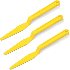 Kit Espátula Afastador de Pestanas e Canaletas Amarela — 3 ou 5 Peças