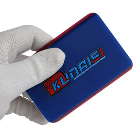 Borracha Dupla Camada Kunaisi 10x7cm — Tendão Bovino TPU | Vermelha 75° ou Azul 70°