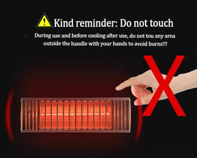 Lâmpada de Teste Infravermelho 1000W — Demonstração de Bloqueio de Calor em Películas