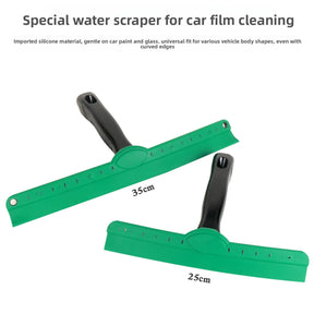 Rodo em T TOFAR Verde e Preto — Silicone Macio 25cm ou 35cm para Limpeza e Aplicação de PPF