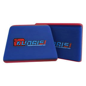 Borracha Dupla Camada Kunaisi 10x7cm — Tendão Bovino TPU | Vermelha 75° ou Azul 70°