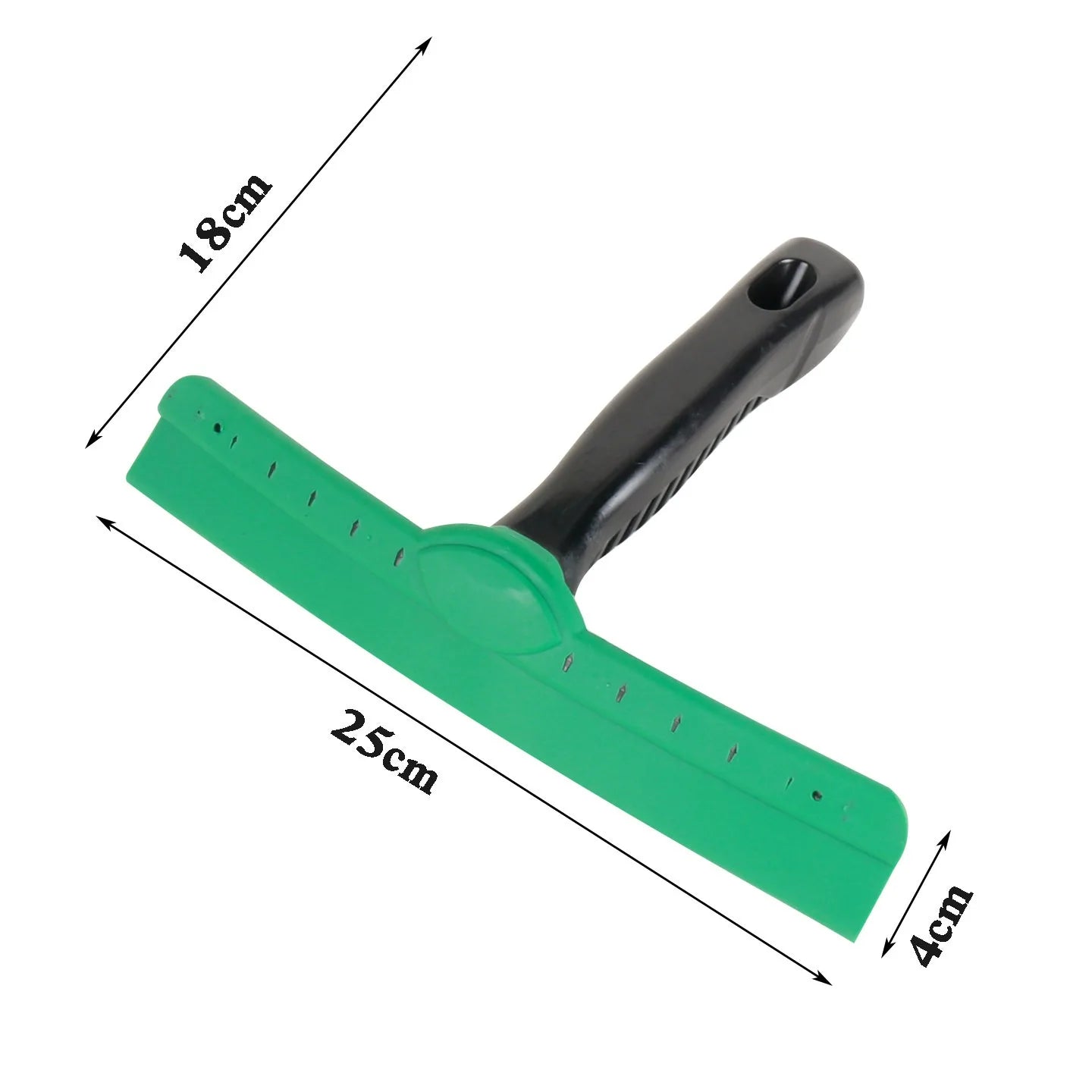 Rodo em T TOFAR Verde e Preto — Silicone Macio 25cm ou 35cm para Limpeza e Aplicação de PPF