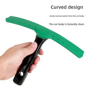 Rodo em T TOFAR Verde e Preto — Silicone Macio 25cm ou 35cm para Limpeza e Aplicação de PPF