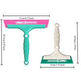 Kit 2 Rodos de Aplicação e Limpeza — Borracha 20cm e 15cm