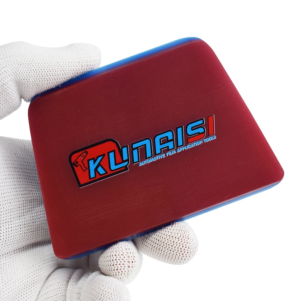 Borracha Dupla Camada Kunaisi 10x7cm — Tendão Bovino TPU | Vermelha 75° ou Azul 70°