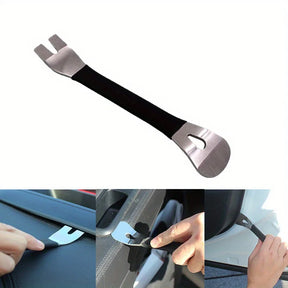 Ferramenta de Metal Curva para Remoção de Grampos e Forração de Porta