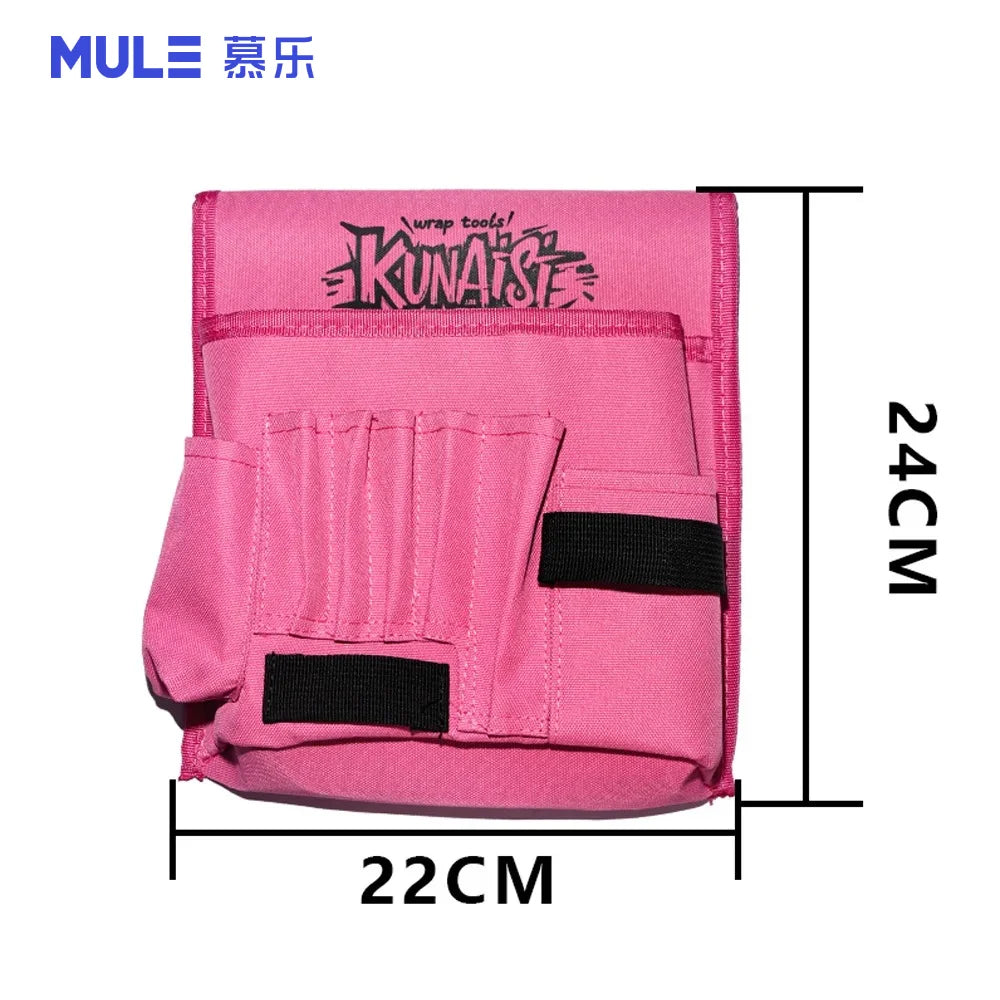 Bolsa de Cintura Kunaisi PRO em Nylon 24x22cm — Impermeável com Fecho de Encaixe