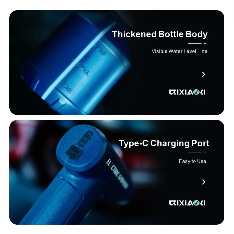 Borrifador Elétrico Qilitools 750ml Litro — Carregamento USB-C para Aplicação de PPF e Window Film