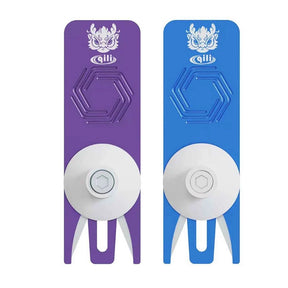 Cortador Guia Multifuncional com Lâmina Segura — Roxo ou Azul | Kit com 10 Lâminas de Reposição