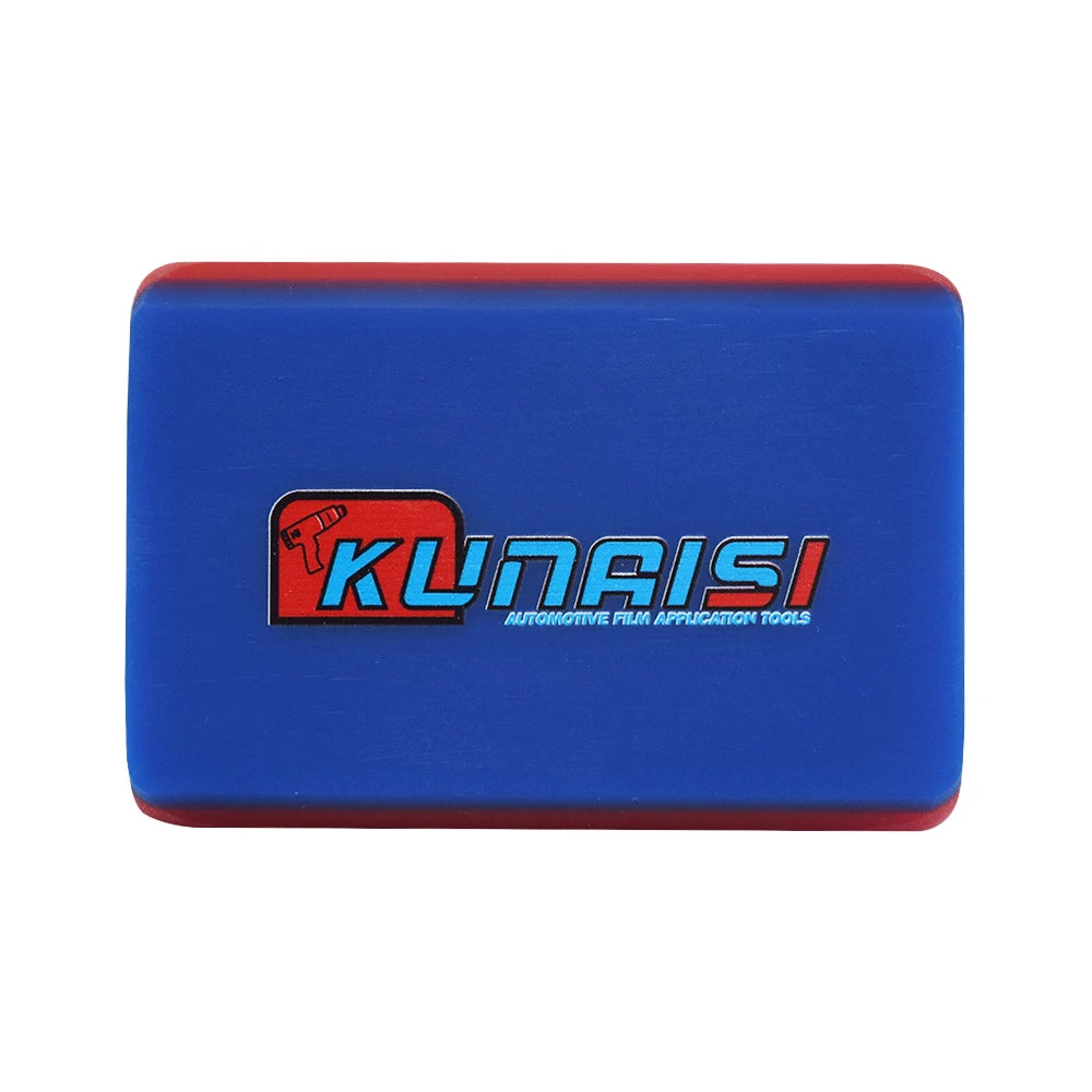 Borracha Dupla Camada Kunaisi 10x7cm — Tendão Bovino TPU | Vermelha 75° ou Azul 70°
