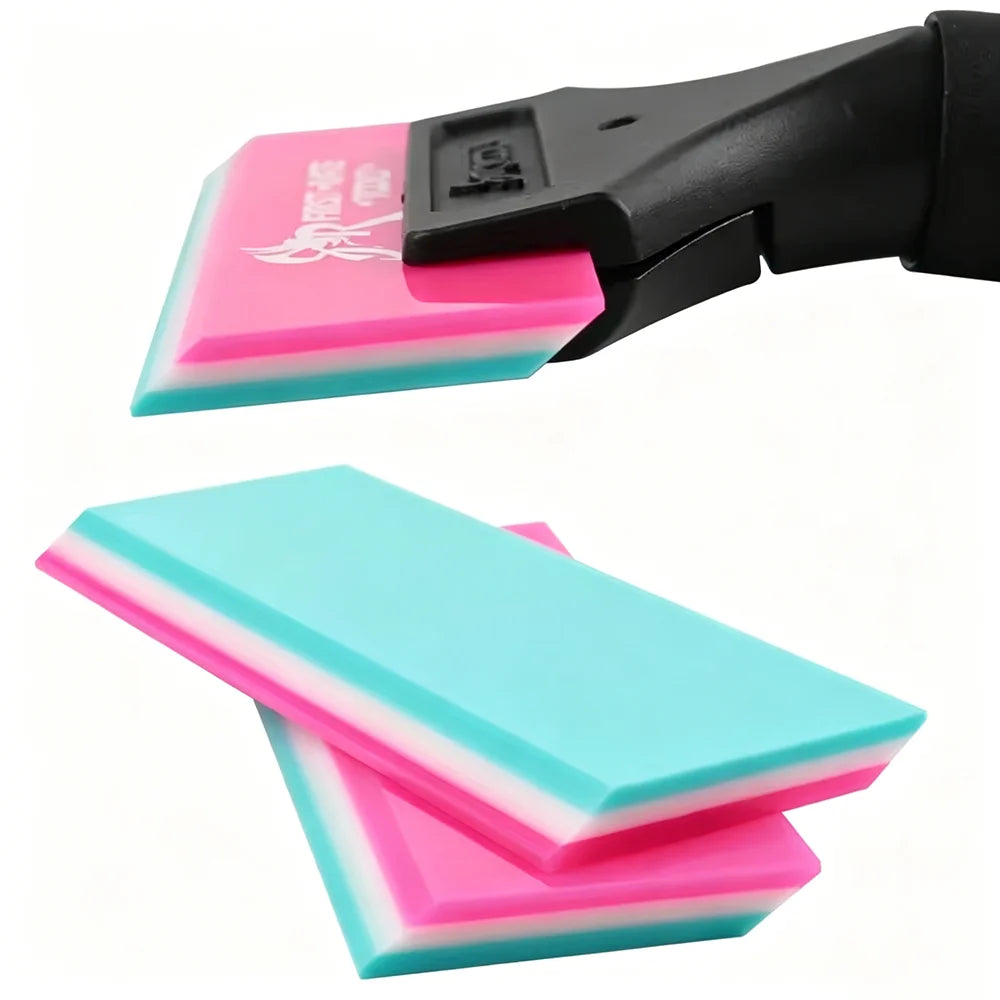 Kit 2 Borrachas STRtools Rosa Rígida 15cm — Para PS e Películas Mais Espessas