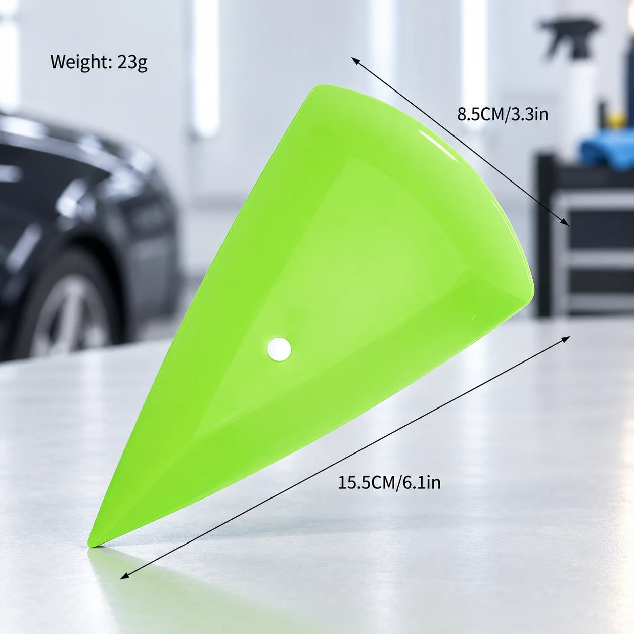Espátula de Canto Contour Bico Pizza – Verde ou Amarela