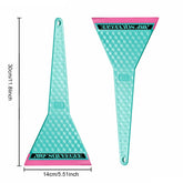 Espátula Longa 30cm Rosa — Ponta de Borracha 12cm para Aplicação em Para-brisa e Vigia Traseiro
