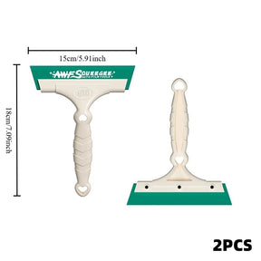 Rodo de Aplicação para Window Film — Borracha Macia Verde 15cm | 1 ou 2 Peças