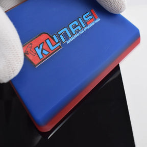 Borracha Dupla Camada Kunaisi 10x7cm — Tendão Bovino TPU | Vermelha 75° ou Azul 70°