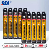 Caixa com 100 Lâminas SDI Black 9mm — Ângulo 30°