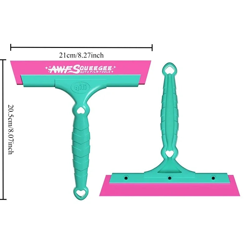 Kit 2 Rodos de Aplicação e Limpeza — Borracha 20cm e 15cm