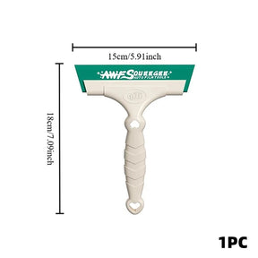Rodo de Aplicação para Window Film — Borracha Macia Verde 15cm | 1 ou 2 Peças