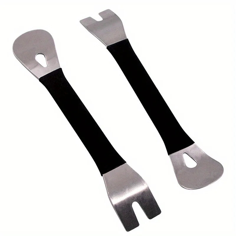 Ferramenta de Metal Curva para Remoção de Grampos e Forração de Porta