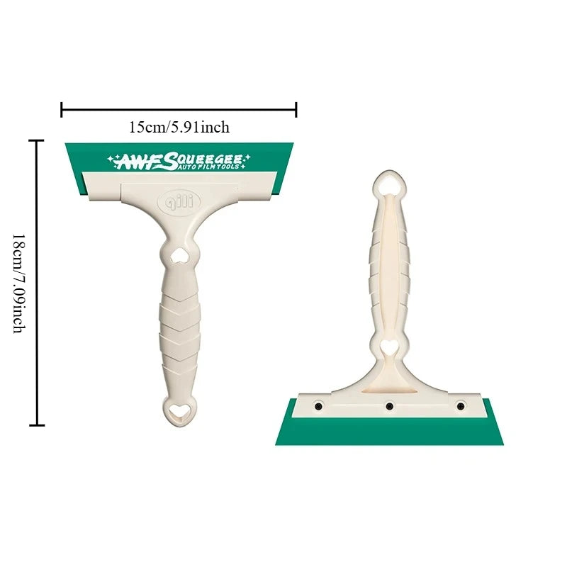 Kit 2 Rodos de Aplicação e Limpeza — Borracha 20cm e 15cm