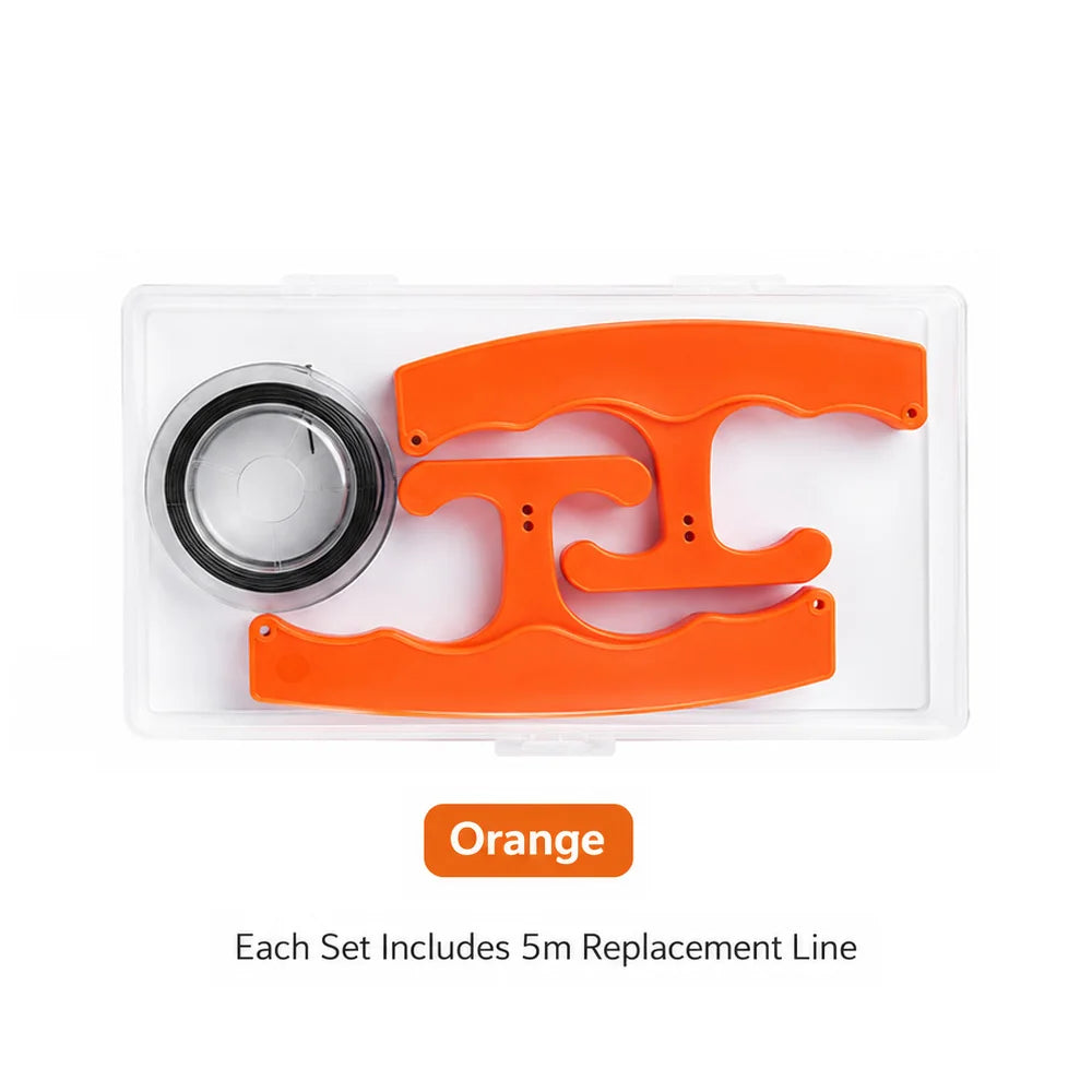 Kit Ferramenta para Remoção de Emblemas e Adesivos — Compacto com Estojo | Preto, Laranja ou Verde