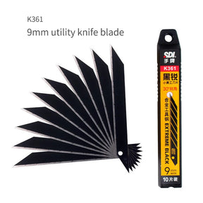 Caixa com 100 Lâminas SDI Black 9mm — Ângulo 30°