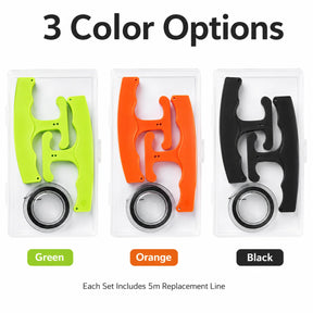 Kit Ferramenta para Remoção de Emblemas e Adesivos — Compacto com Estojo | Preto, Laranja ou Verde